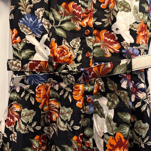 NWT - Collectif Vintage Caterina Forest Floral Swing Dress with pockets,… - Picture 5 of 7